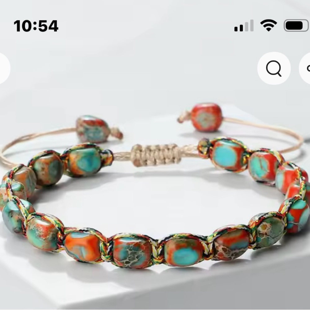 Handcrafted Bohemian Imperial Natural Multicolor Beaded Bracelet